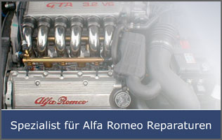 Spezialist für Alfa Romeo-Reparaturen